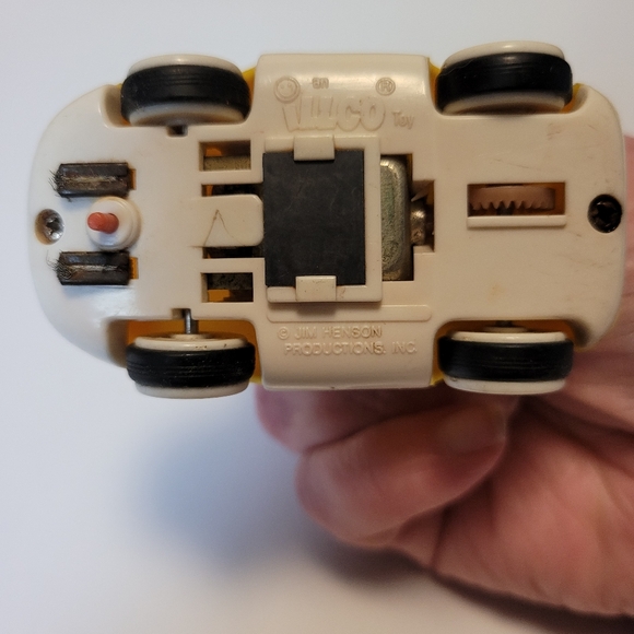 Sesame Street Beginner Race Set Cookie Monster Slot Car Loose 3" Tyco 1991 - Picture 6 of 8